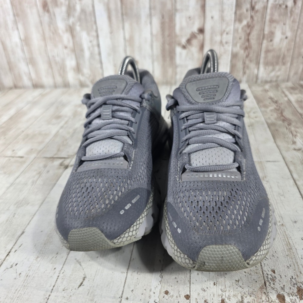 Under Armour HOVR Infinite Grey Running Shoes Womens 8.5 3021396-108 Low Top - Picture 2 of 8